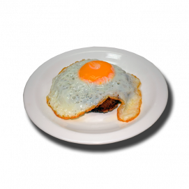 Бифштекс рубленный с яйцом